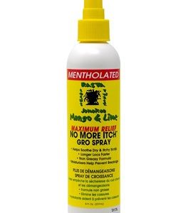JAMAICAN MANGO & LIME Mentholated No More Itch Gro Spray (8oz)