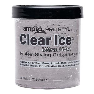 AMPRO Clear Ice - Protein Styling Gel [Ultra Hold] 15oz