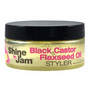 AMPRO Shine 'n Jam Gel [Black Castor & Flaxseed Oil]8oz