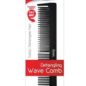 ANNIE Detangling Wave Comb Black #194 [pc]
