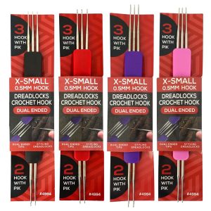 ANNIE Dreadlocks Crochet Hook (0.5mm) 2 Hook & 3 Hook