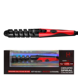 ANNIE Hot & Hotter Ceramic Spiral Curling Iron 3/4in #5985 [pk]