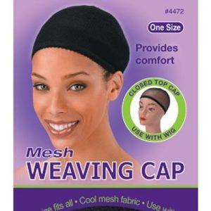 ANNIE Mesh Weaving Cap Black