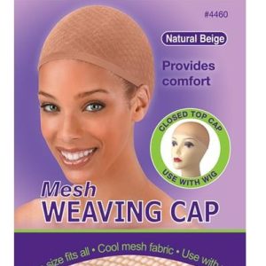 ANNIE Mesh Weaving Cap Natural Beige