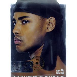 ANNIE Mr. Durag Nuwave-X Silky Durag 42" Black