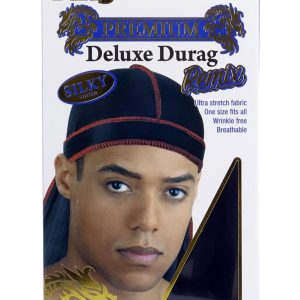 ANNIE Mr. Durag Premium Silky Durag Black