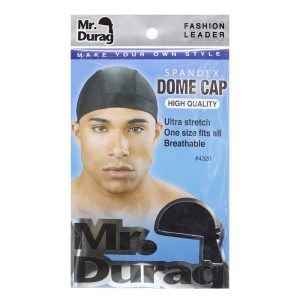 ANNIE Mr. Durag Spandex Dome Cap Black