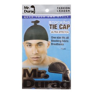 ANNIE Mr. Durag Stocking Tie Cap Black