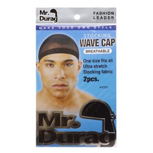 ANNIE Mr. Durag Stocking Wave Cap Black