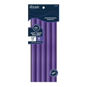 ANNIE Soft Twist Rollers (12inch) 3/4 Diameter