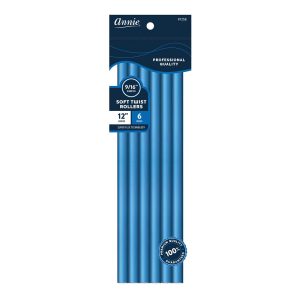 ANNIE Soft Twist Rollers (12inch) 9/16â€ Diameter