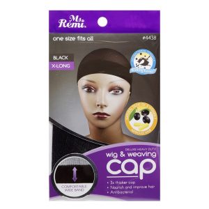 ANNIE Wig & Weaving Cap Black