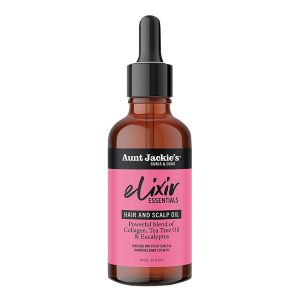 AUNT JACKIE'S Elixir Essential
Hair & Scalp Oil (2oz)Collagen, Tea
Tree & Eucalyptus