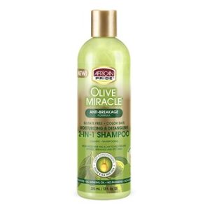 African Pride Olive Miracle 2-in-1 Shampoo & Conditioner (12oz)