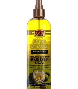 AFRICAN PRIDE Olive Miracle Braid Sheen Spray (12oz)