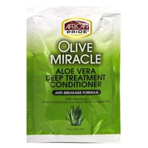 AFRICAN PRIDE Olive Miracle
Deep Conditioning Treatment Packet1.5oz/43ml
Carton of 8