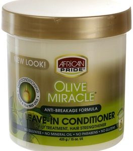 African Pride Olive Miracle Leave-In Conditioner Creme (15oz)
