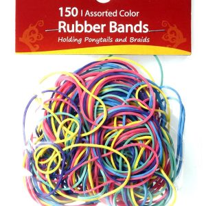 KIM & C 150pcs Large Rubber Bands (1.5inch)Assorted Carton of 12