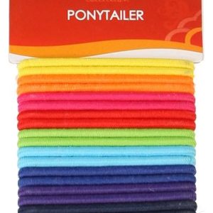 KIM & C 18pcs Ponytail Holder Rainbow