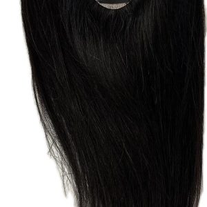 12" Hand Made 100% Human Hair Topper / Middle Side Part